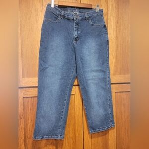 Womens Size 12 Medium Riders By Lee Cropped Or Ankle Jeans
